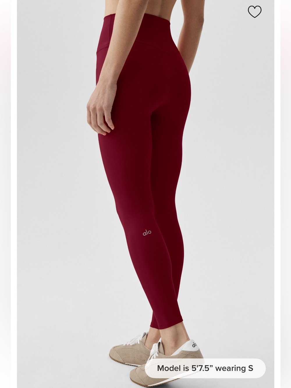 ALO Yoga | NWT Summer Romance Red Set - Leggings and Top - Picture 5 of 8